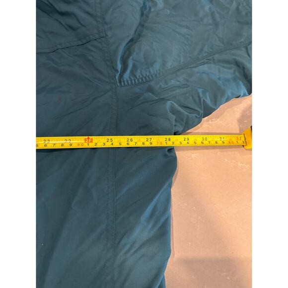 Columbia Ski Jacket Mens Size L Green Workwear Outdoor Hike Waterproof Cosy - Picture 8 of 9